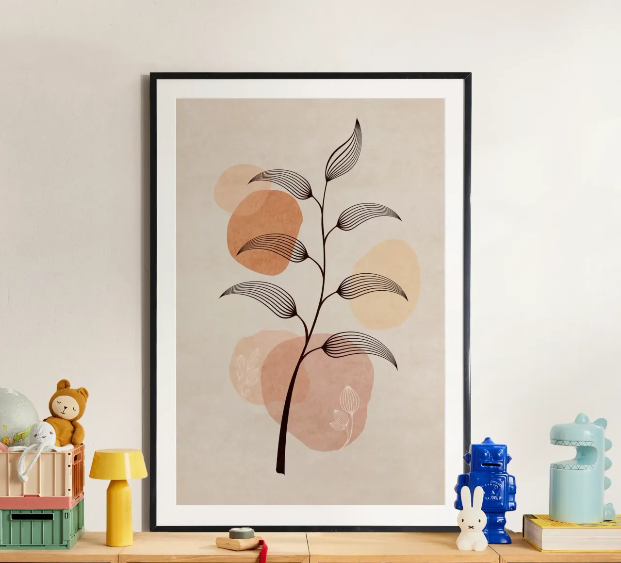 Emel Tunaboylu - Foglie di Boho 02 poster da The Artcircle