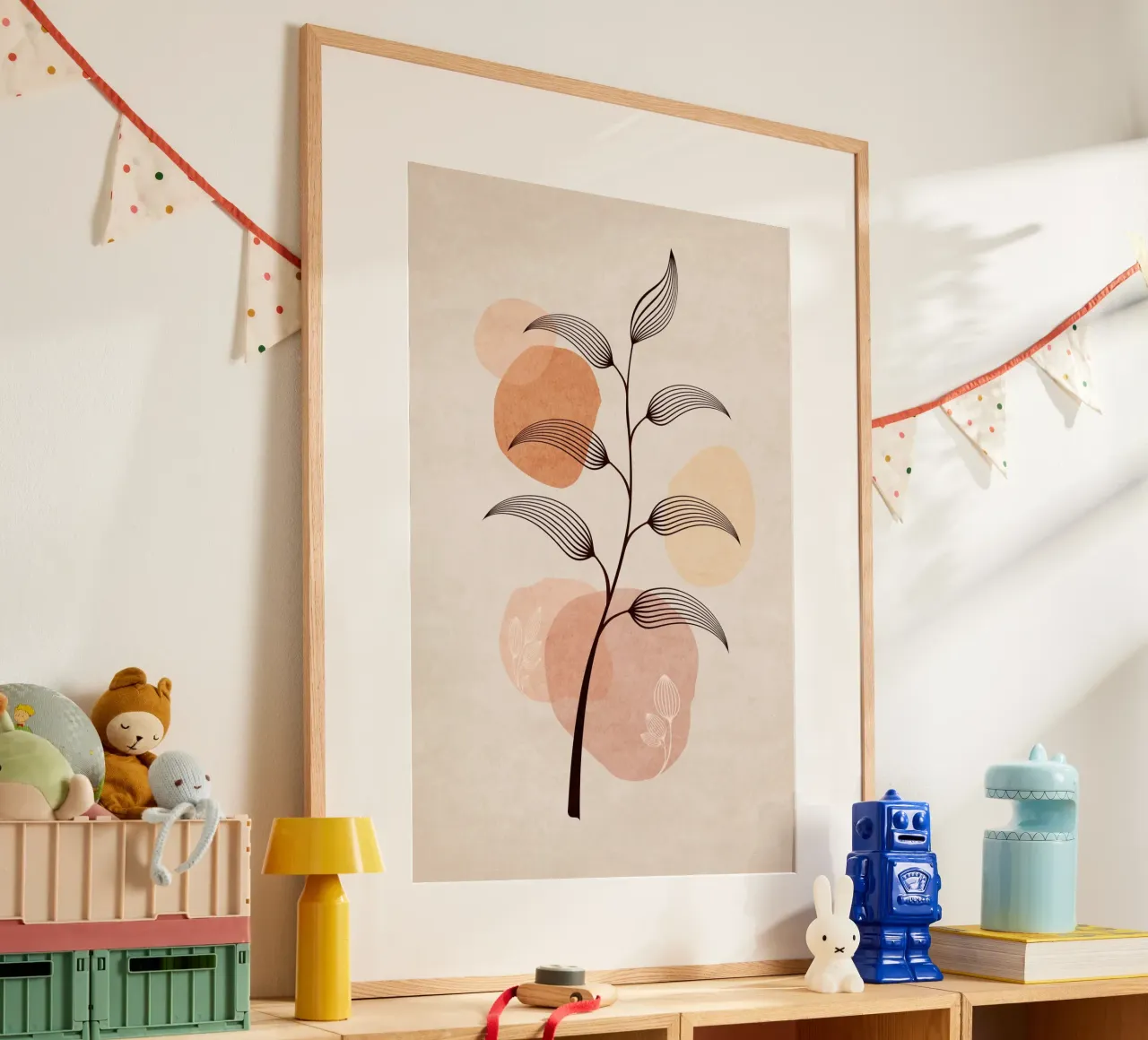 Emel Tunaboylu - Foglie di Boho 02 poster da The Artcircle