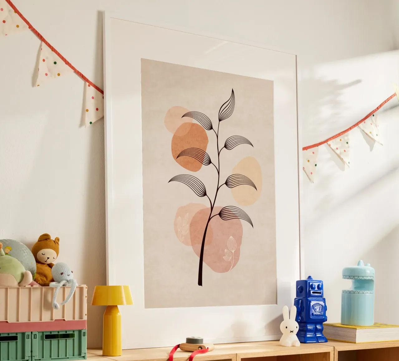 Emel Tunaboylu - Foglie di Boho 02 poster da The Artcircle