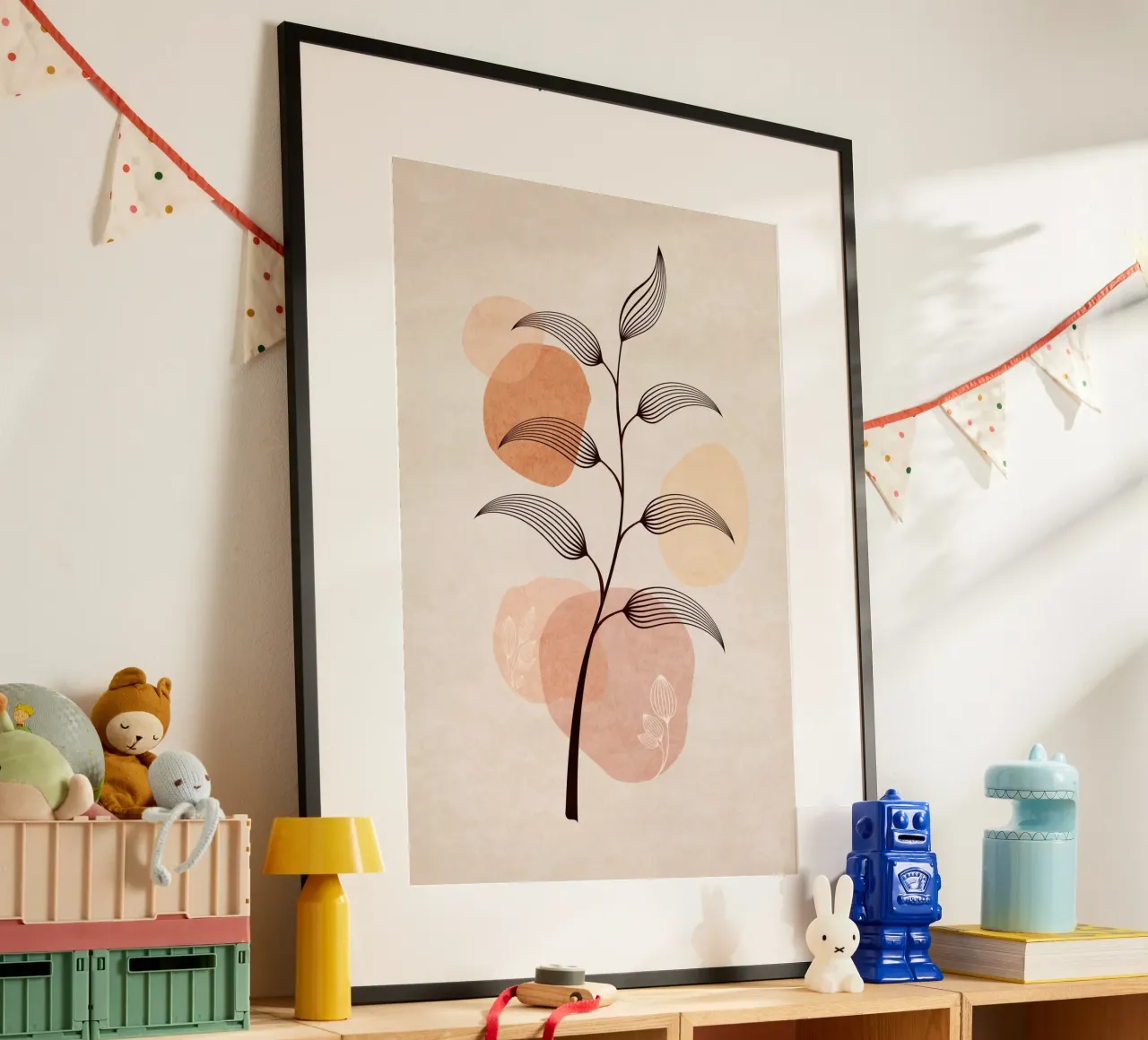 Emel Tunaboylu - Foglie di Boho 02 poster da The Artcircle