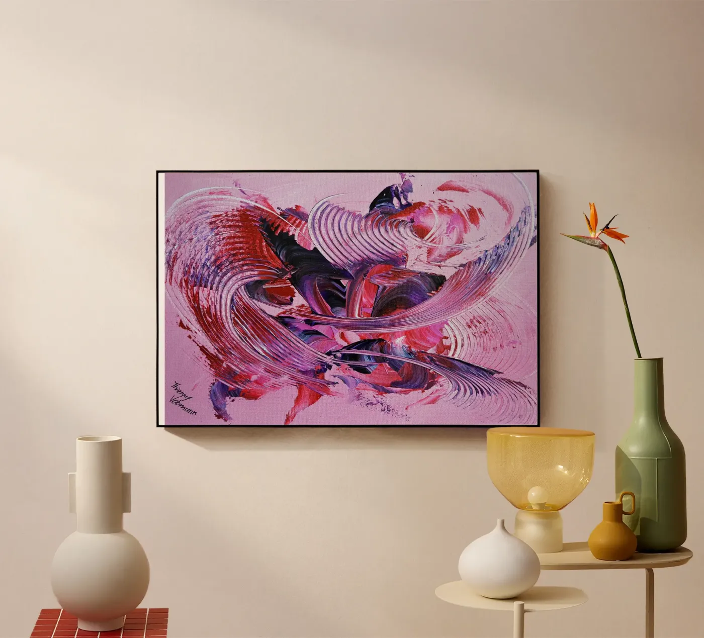 IDEAL GIFT 39 plexiglass da Thierry Vobmann Abstract painting