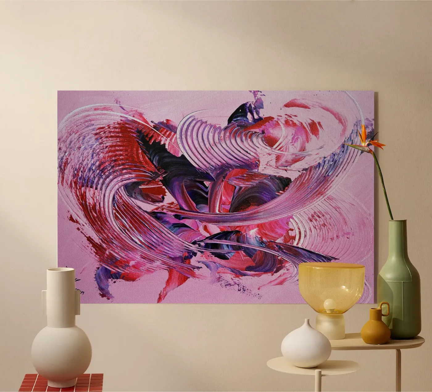 IDEAL GIFT 39 plexiglass da Thierry Vobmann Abstract painting