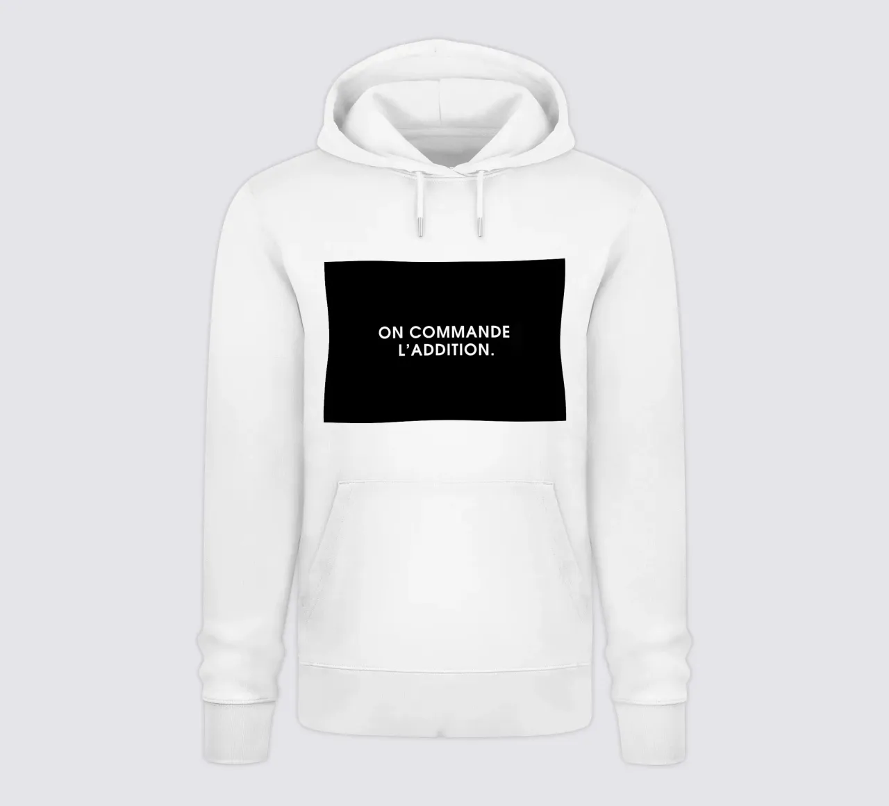 On commande l'addition - Black Hoodie von Intertitres