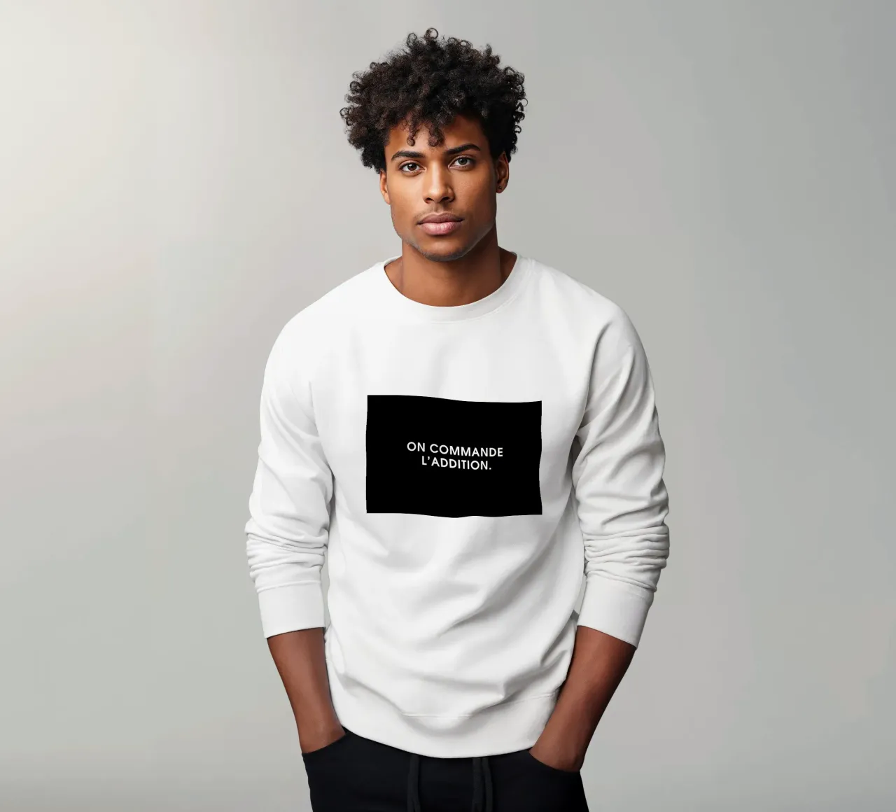 On commande l'addition - Black felpa da Intertitres