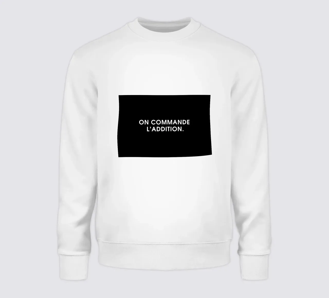 On commande l'addition - Black felpa da Intertitres