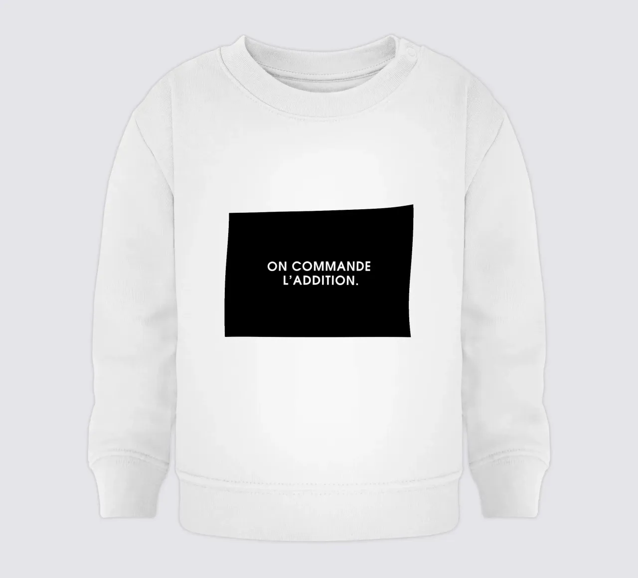 On commande l'addition - Black felpa neonato da Intertitres