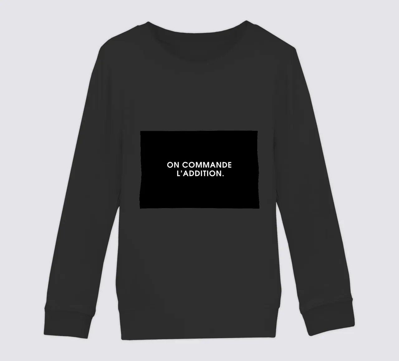 On commande l'addition - Black felpa bambino da Intertitres