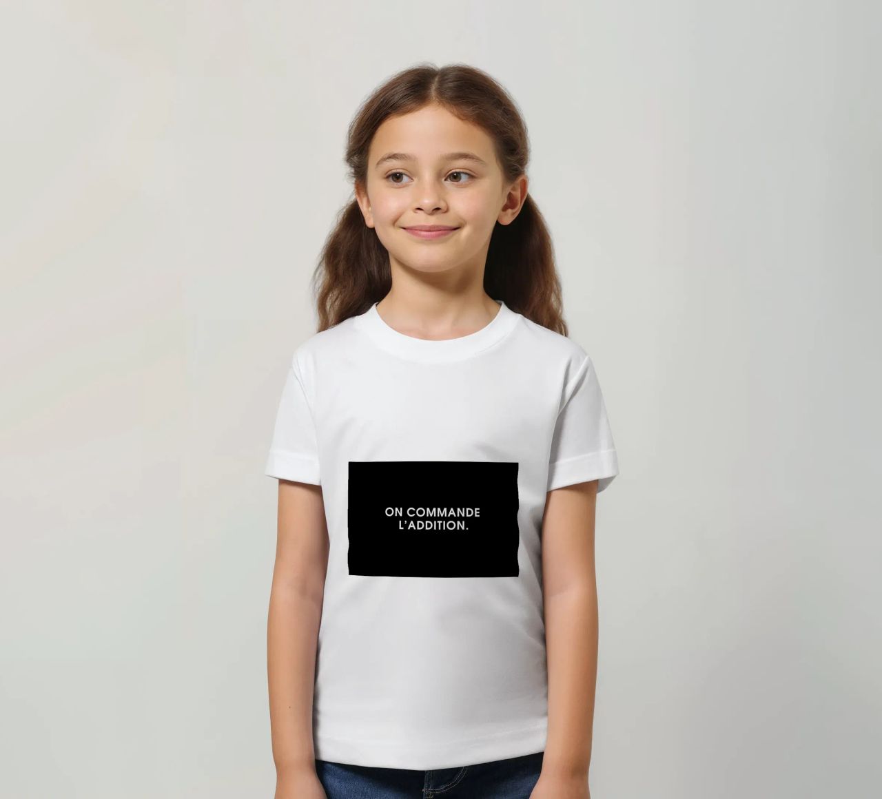 On commande l'addition - Black t-shirt bambini da Intertitres