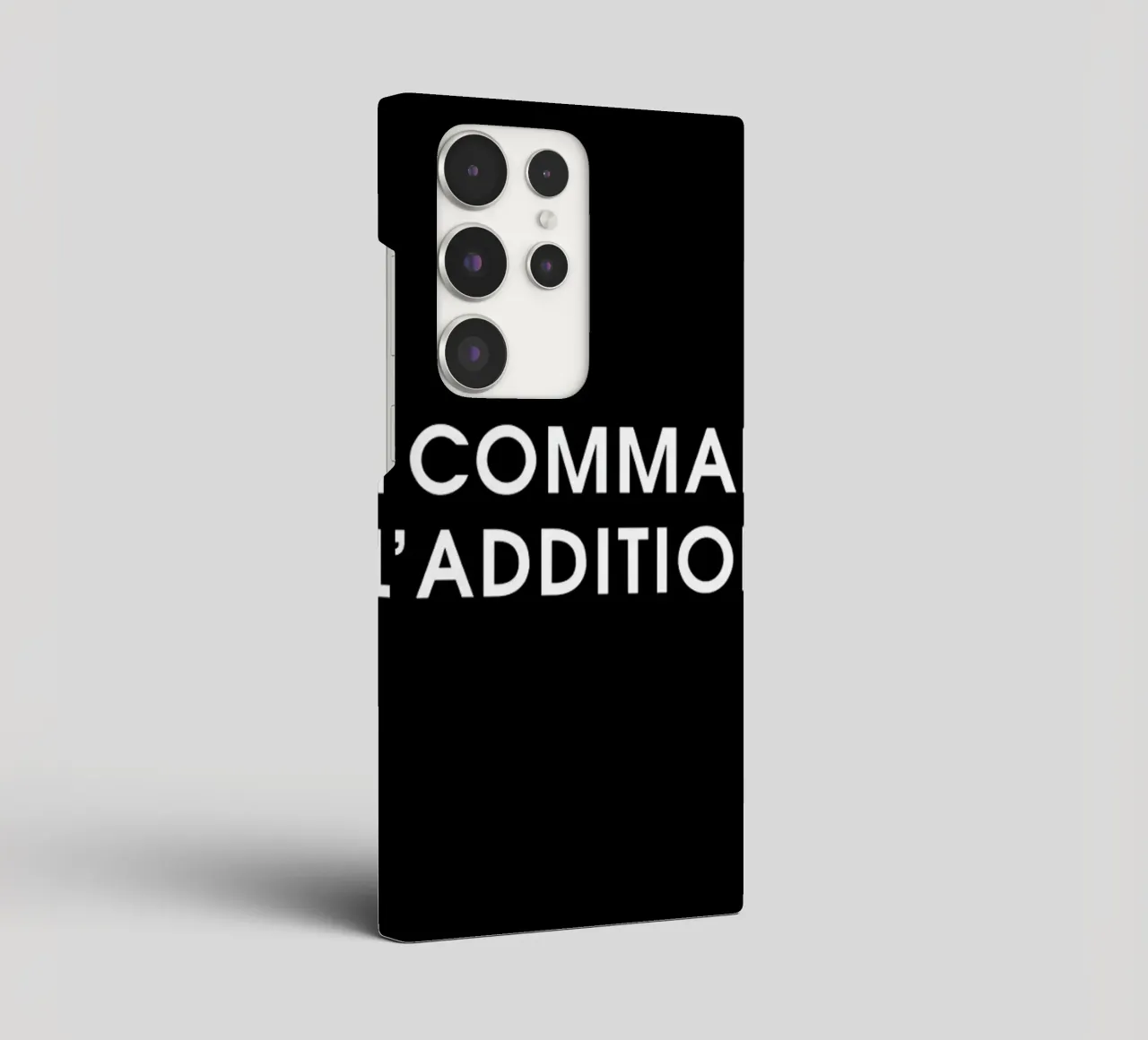 On commande l'addition - Black cover samsung da Intertitres