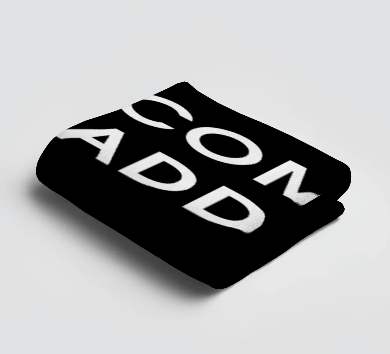 On commande l'addition - Black asciugamano da bagno da Intertitres