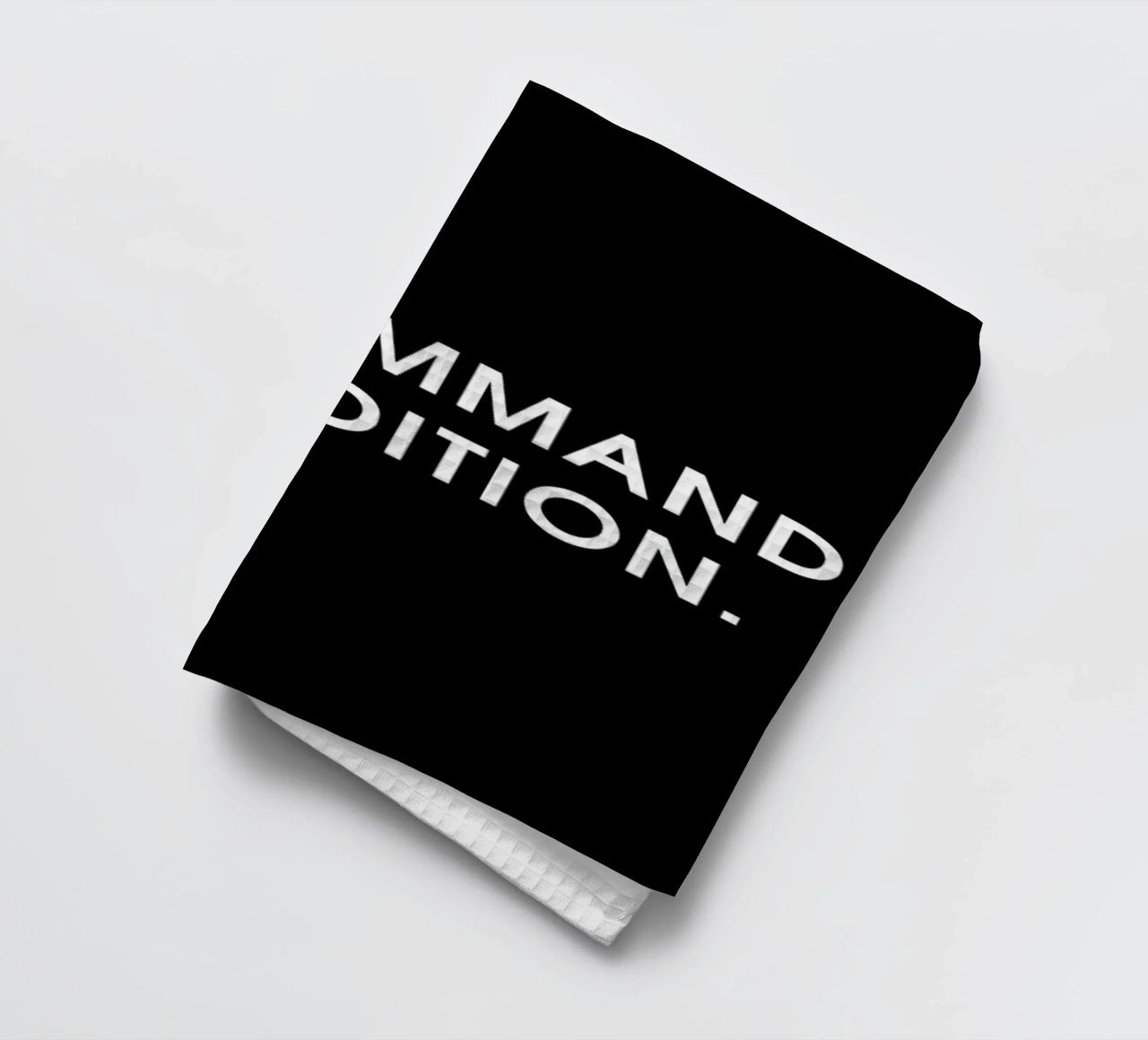 On commande l'addition - Black torchon de Intertitres