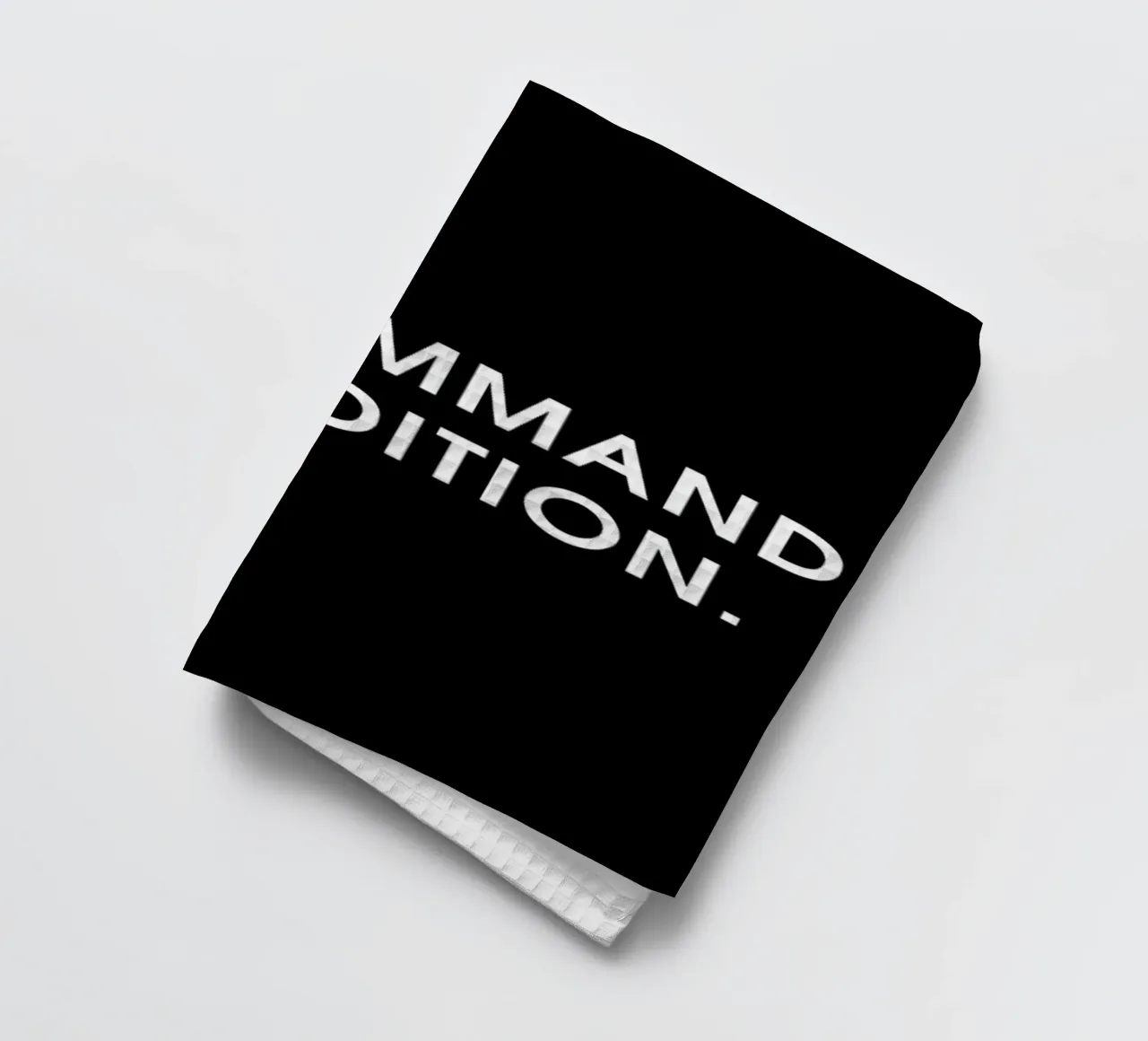 On commande l'addition - Black canovaccio da cucina da Intertitres