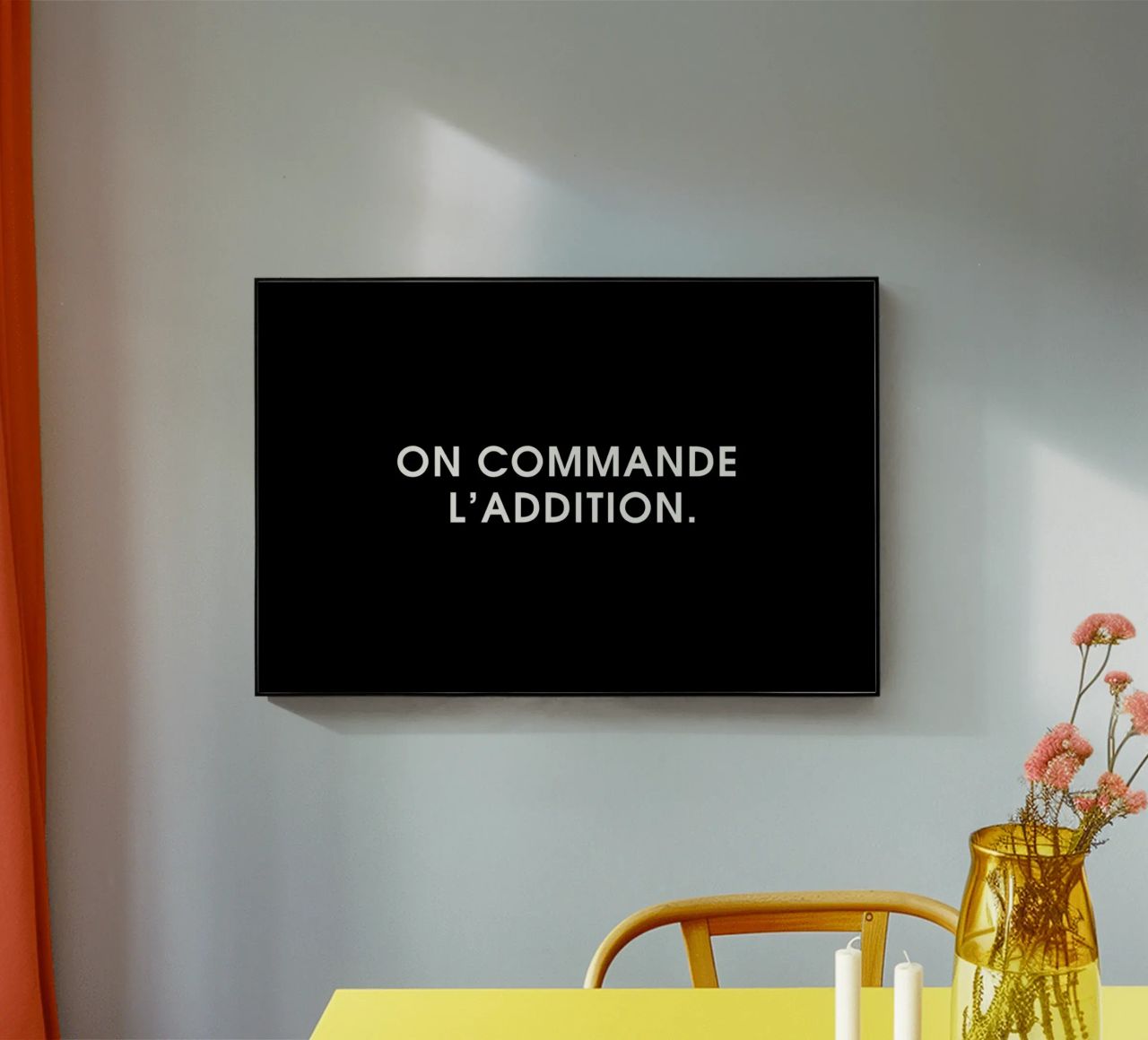On commande l'addition - Black plexiglass da Intertitres