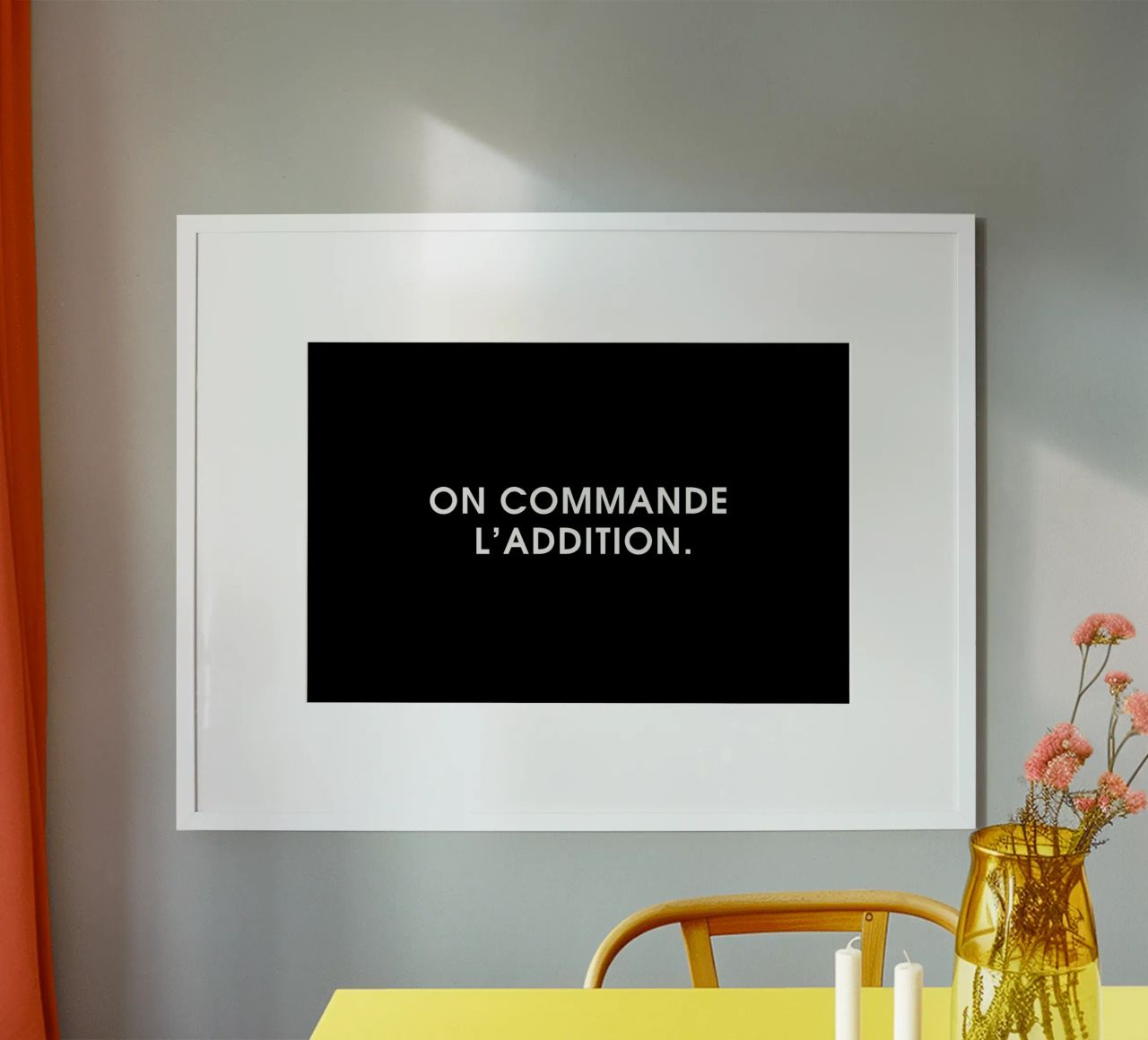 On commande l'addition - Black carta hahnemühle da Intertitres
