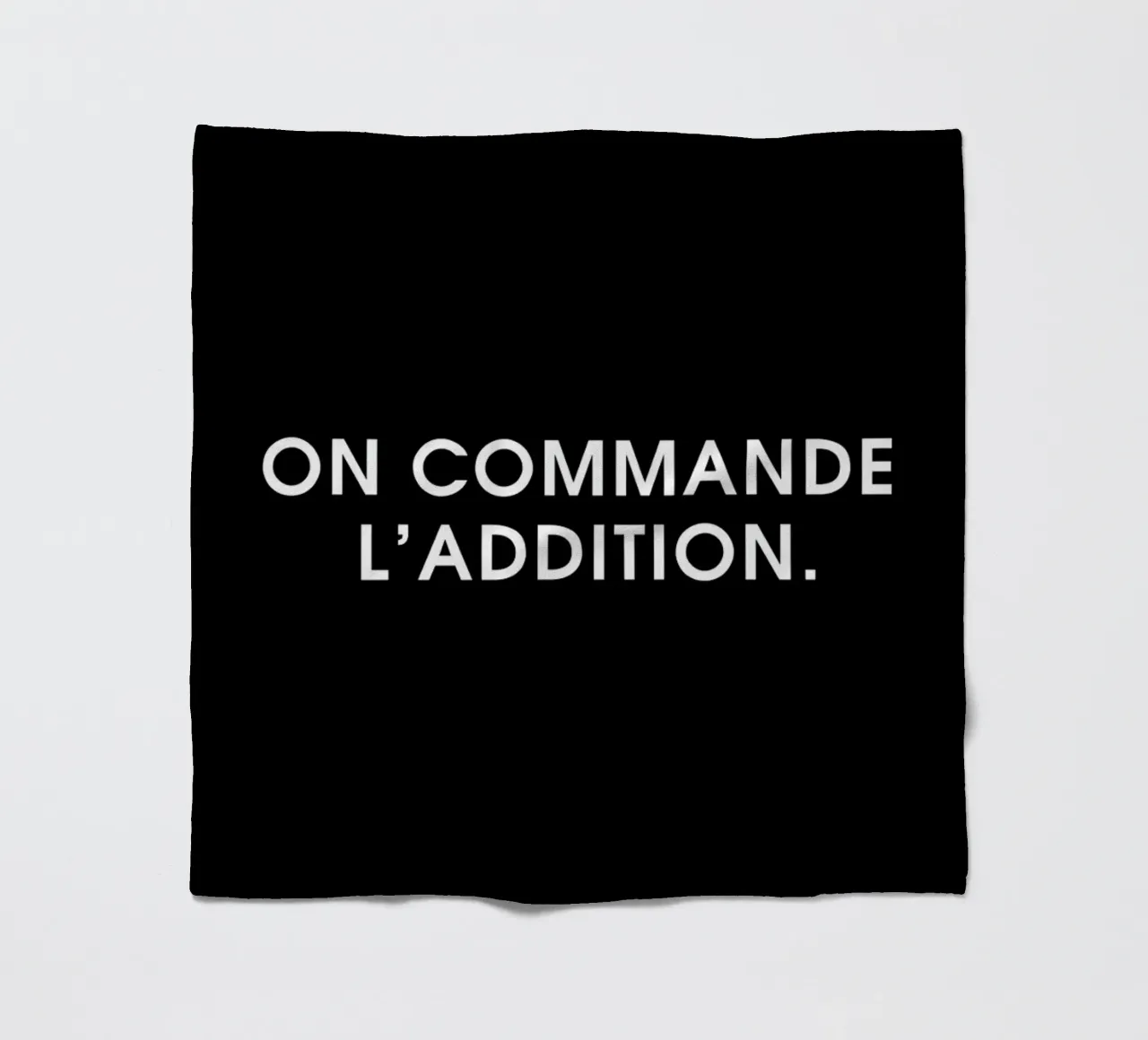 On commande l'addition - Black coperta in pile da Intertitres