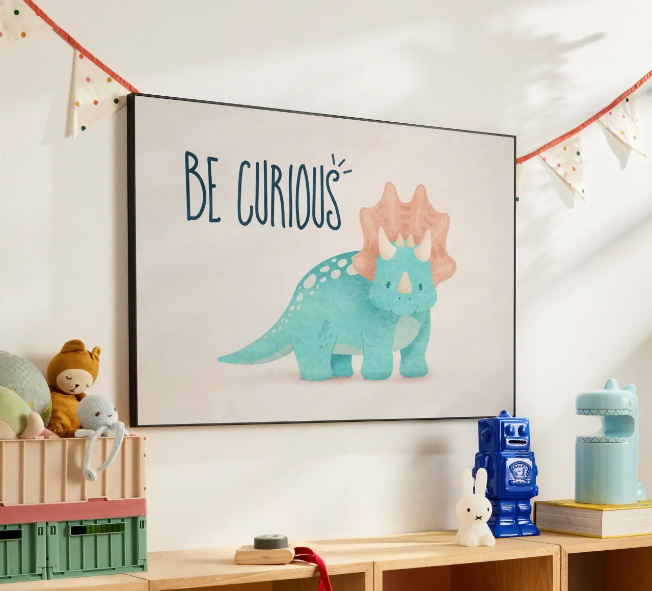 Emel Tunaboylu - Dino - Siate curiosi alluminio dibond da The Artcircle