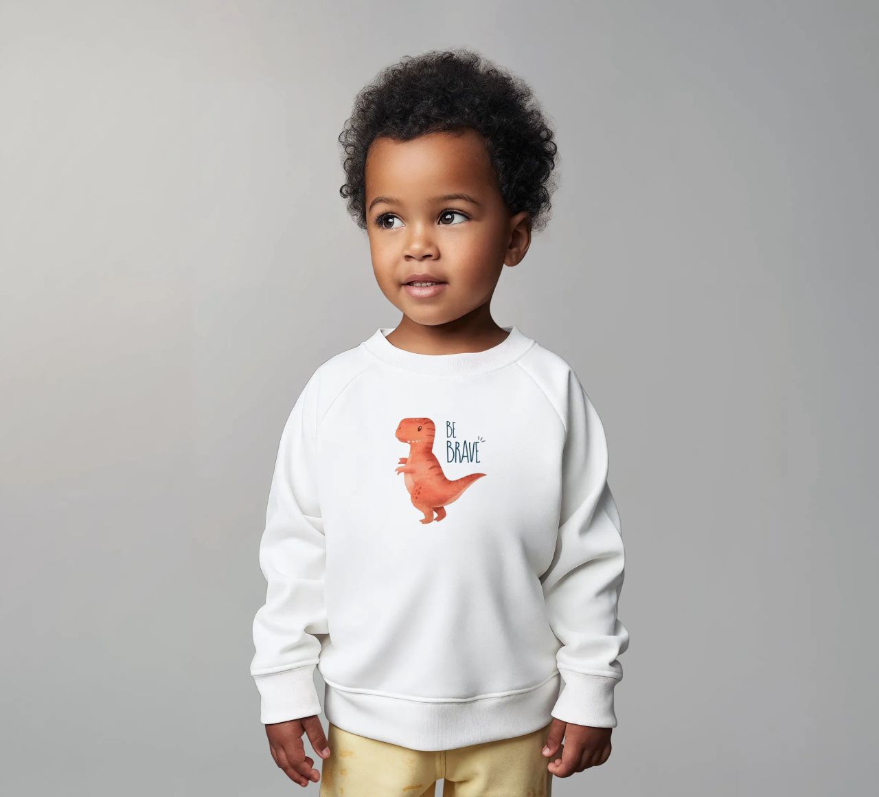 Emel Tunaboylu - Dino - Sé valiente sudadera de bebé de The Artcircle