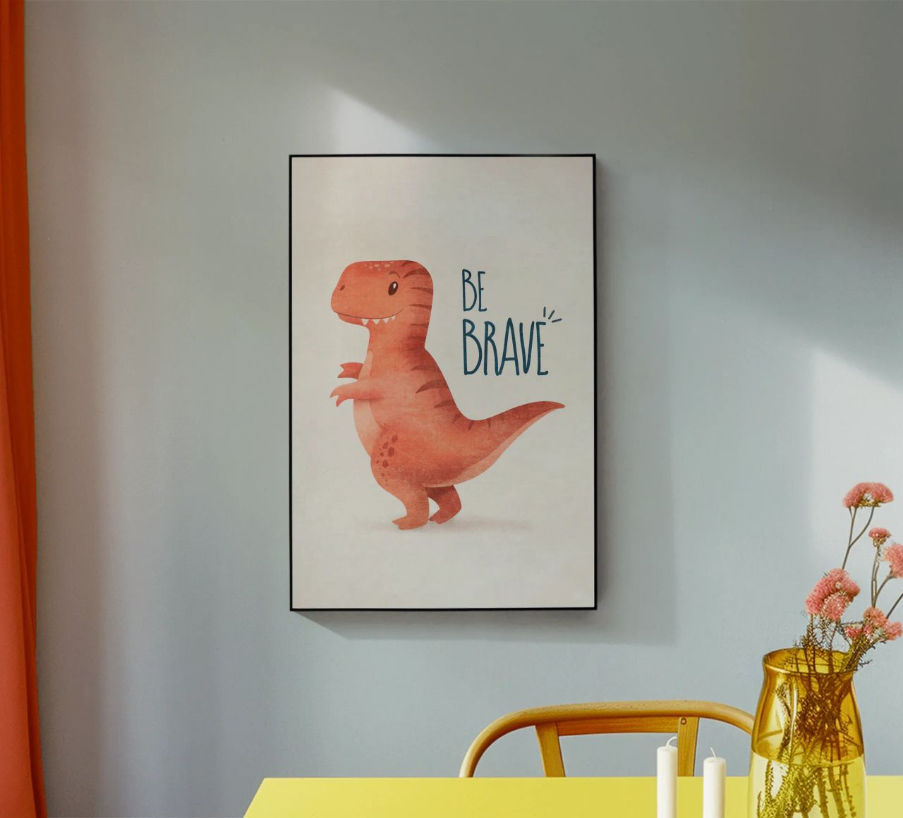 Emel Tunaboylu - Dino - Sé valiente metacrilato de The Artcircle