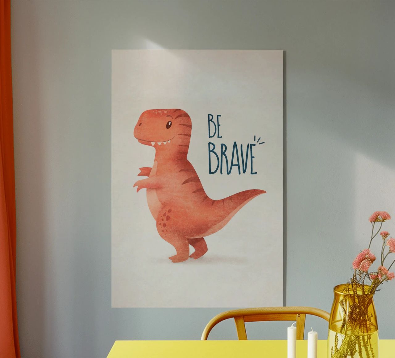 Emel Tunaboylu - Dino - Sé valiente metacrilato de The Artcircle