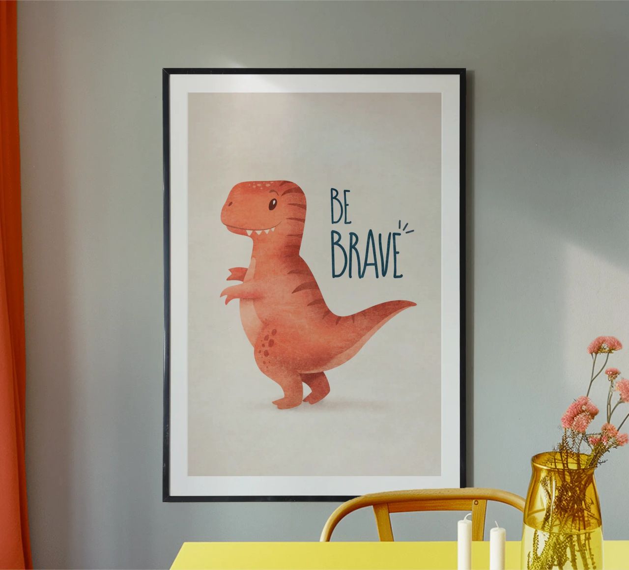 Emel Tunaboylu - Dino - Sé valiente poster de The Artcircle