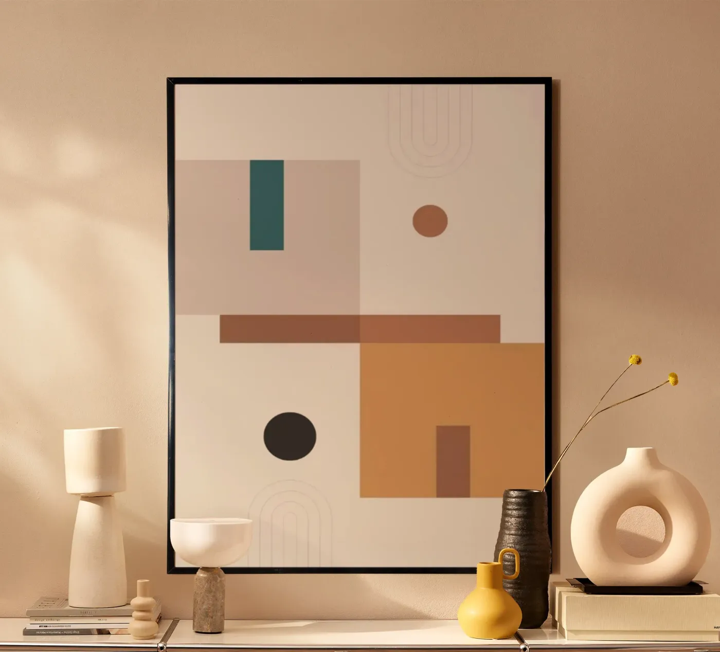 Architectural Abstract Forms poster da Strangersness
