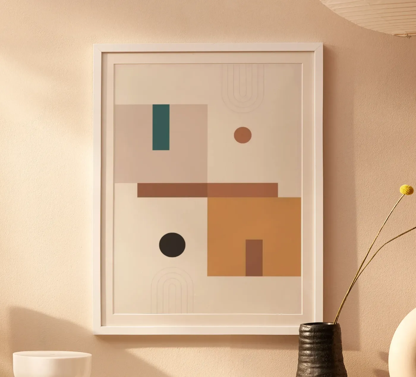 Architectural Abstract Forms poster da Strangersness