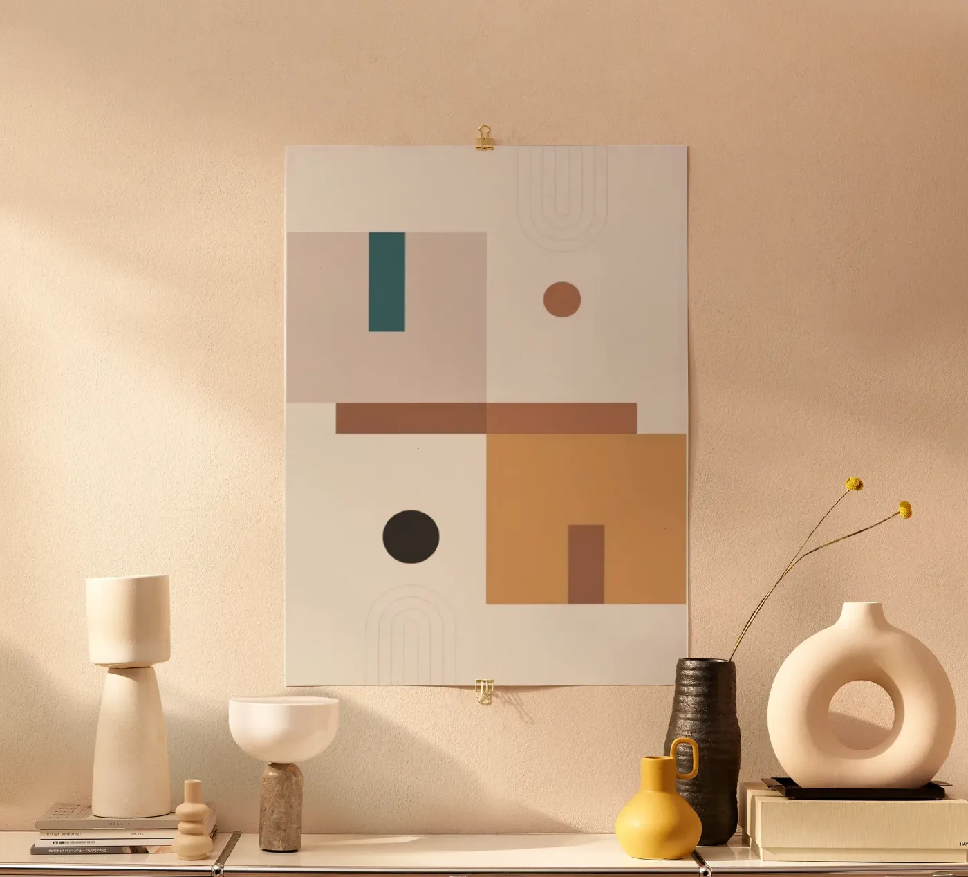 Architectural Abstract Forms poster da Strangersness