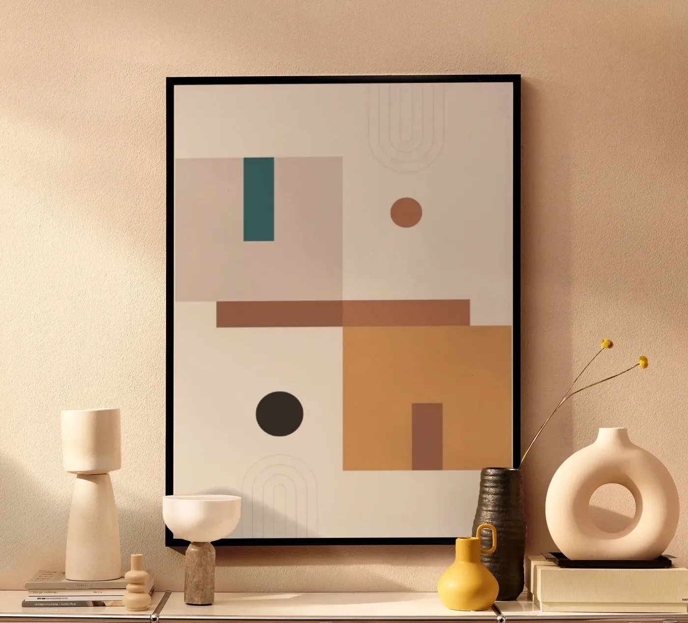 Architectural Abstract Forms poster da Strangersness