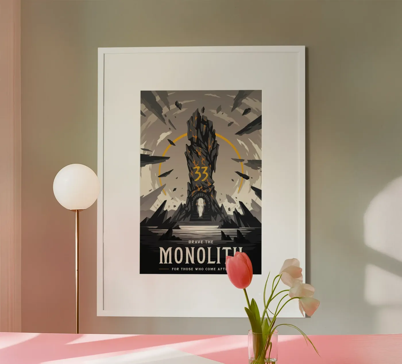 Affronta il Monolite poster da Alice Slatera