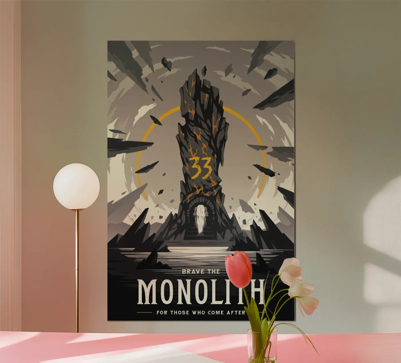 Affronta il Monolite poster da Alice Slatera