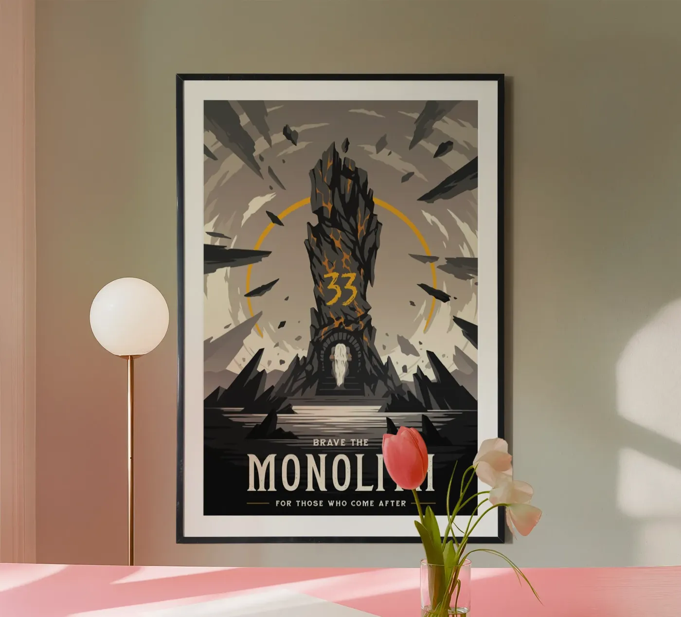 Affronta il Monolite poster da Alice Slatera