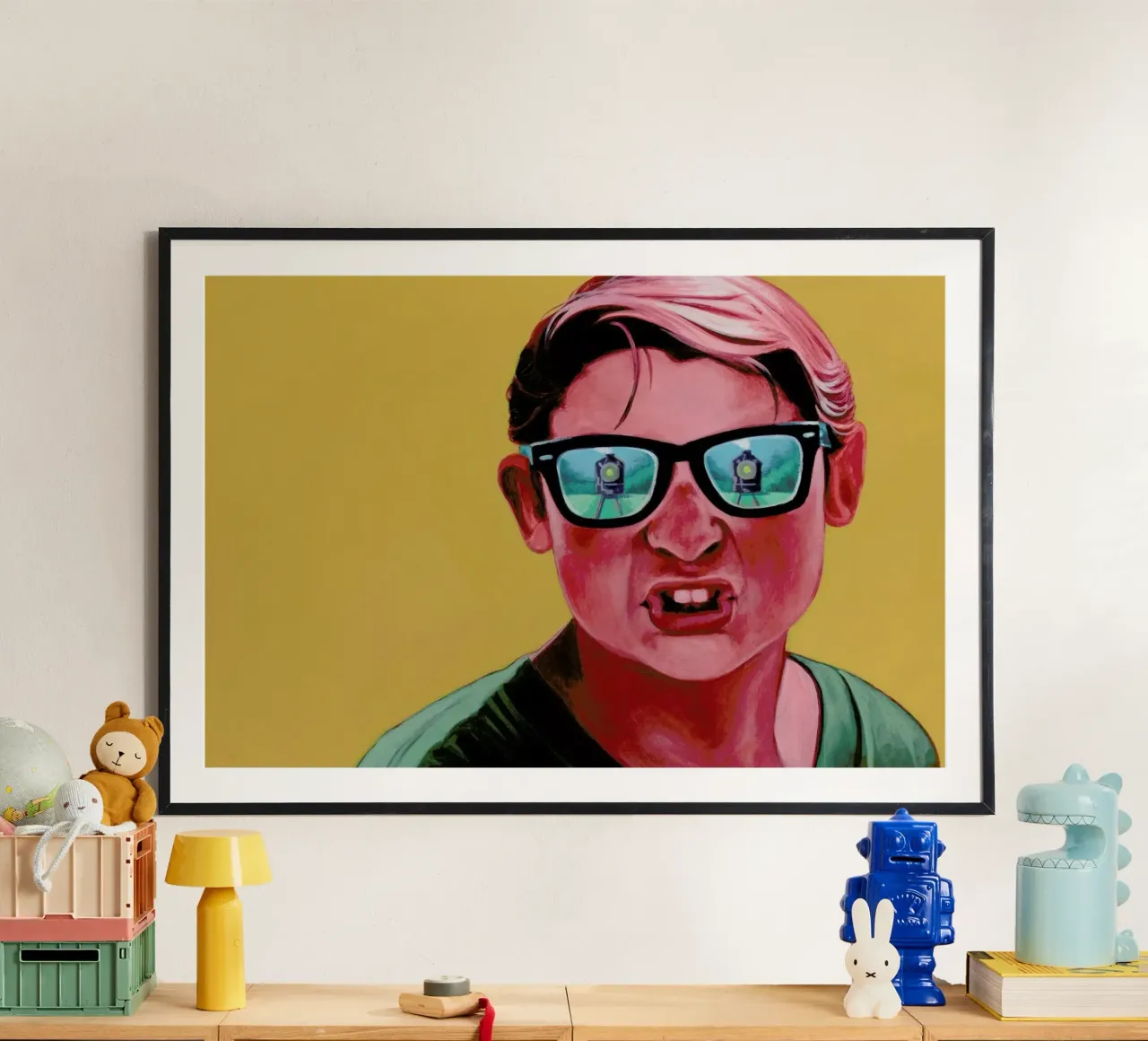 Train Dodge. Dig it. poster by Jared Yamahata