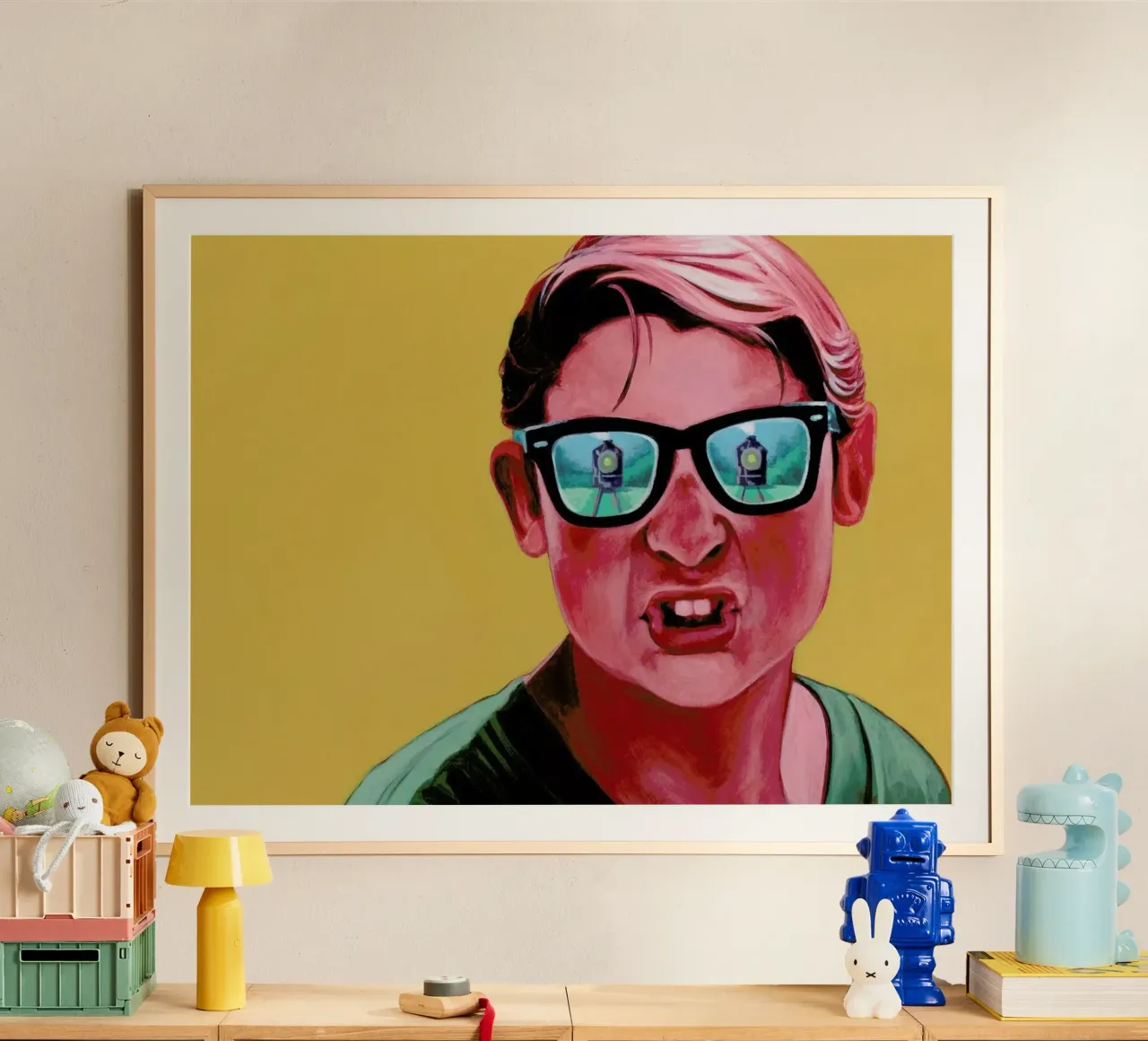 Train Dodge. Dig it. poster by Jared Yamahata