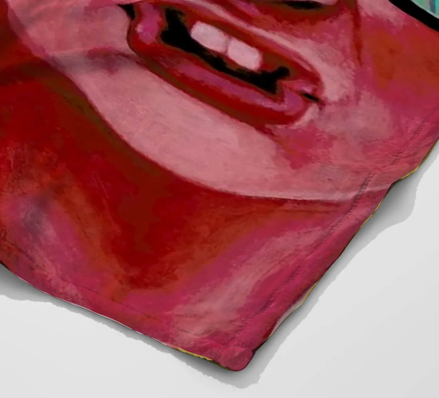 Train Dodge. Dig it. fleecedeken van Jared Yamahata