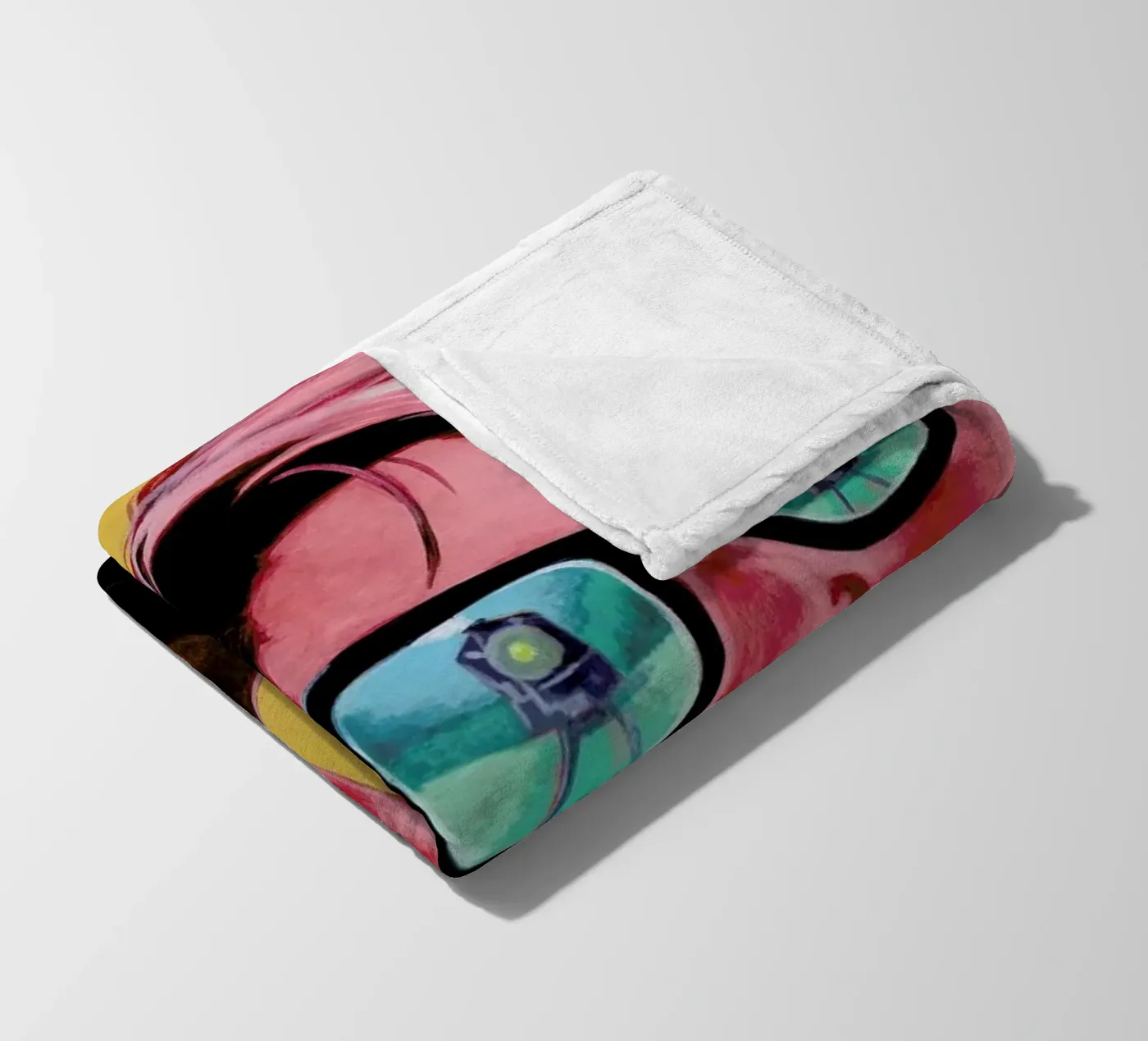 Train Dodge. Dig it. fleecedeken van Jared Yamahata