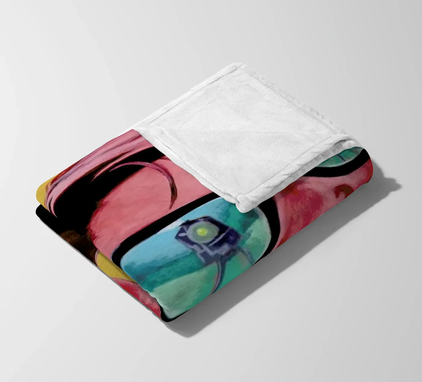 Train Dodge. Dig it. fleecedeken van Jared Yamahata