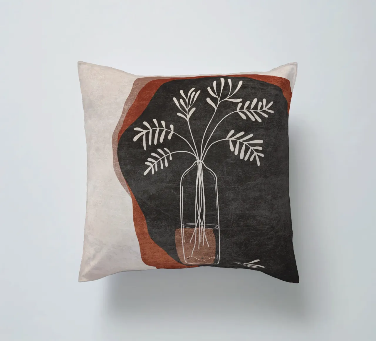 Emel Tunaboylu - Fiore in vaso 01 cuscino da The Artcircle