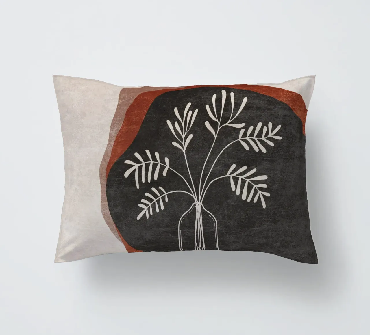 Emel Tunaboylu - Fiore in vaso 01 cuscino da The Artcircle