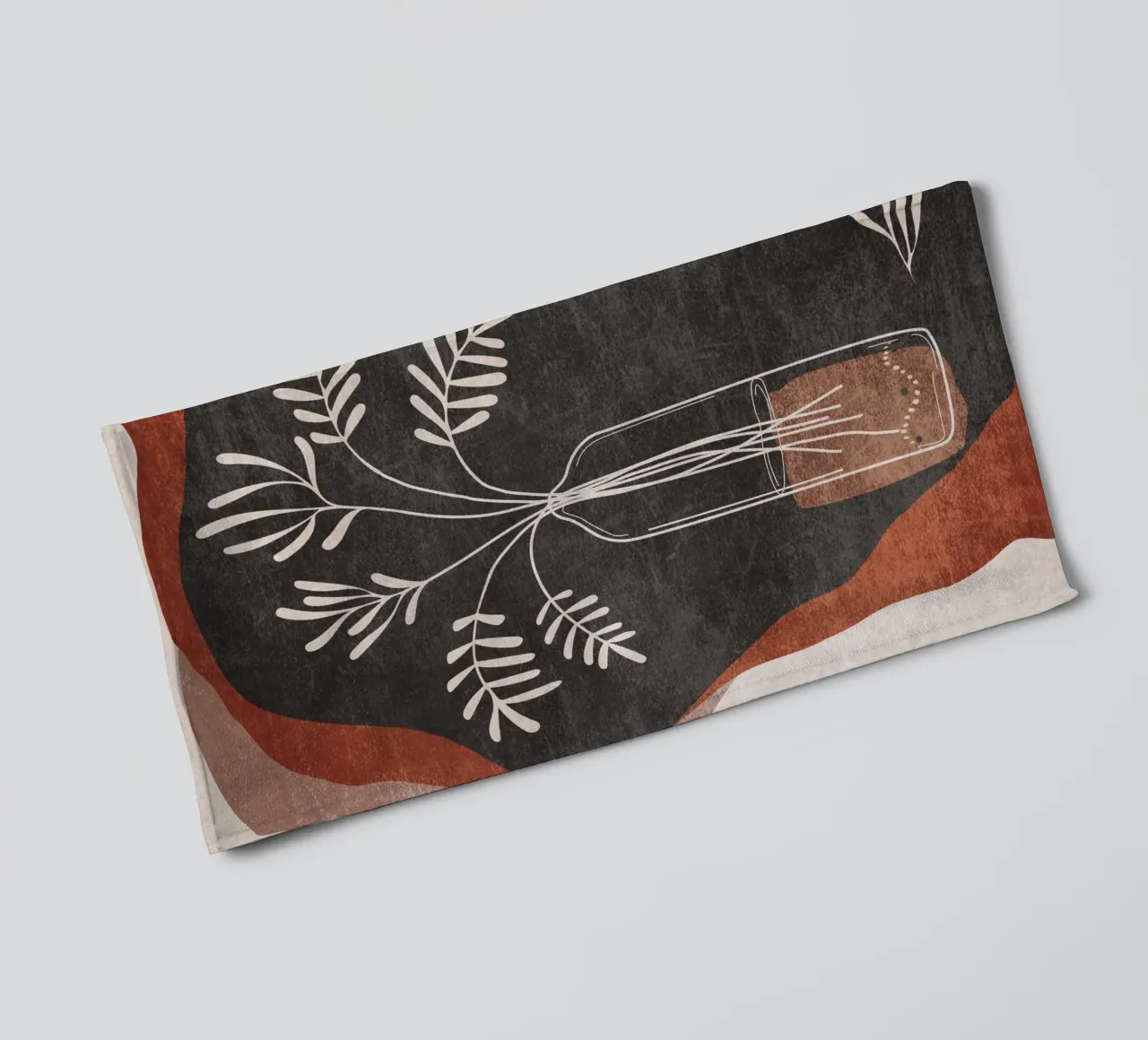 Emel Tunaboylu - Fiore in vaso 01 asciugamano da bagno da The Artcircle