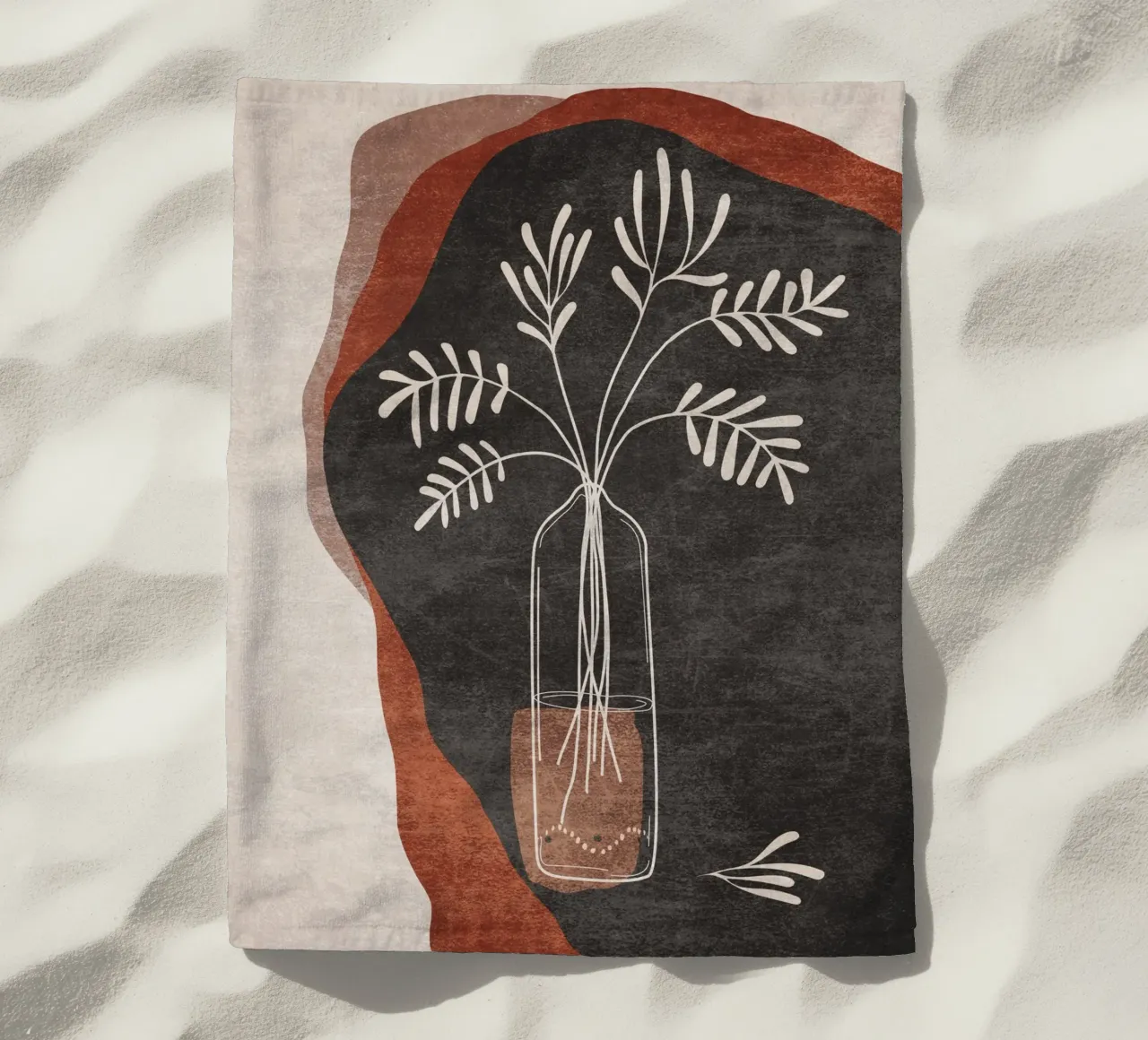 Emel Tunaboylu - Fiore in vaso 01 telo mare da The Artcircle