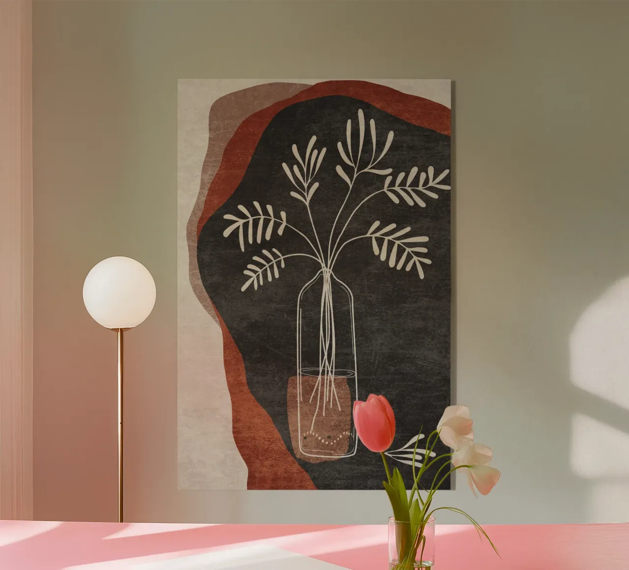 Emel Tunaboylu - Fiore in vaso 01 plexiglass da The Artcircle