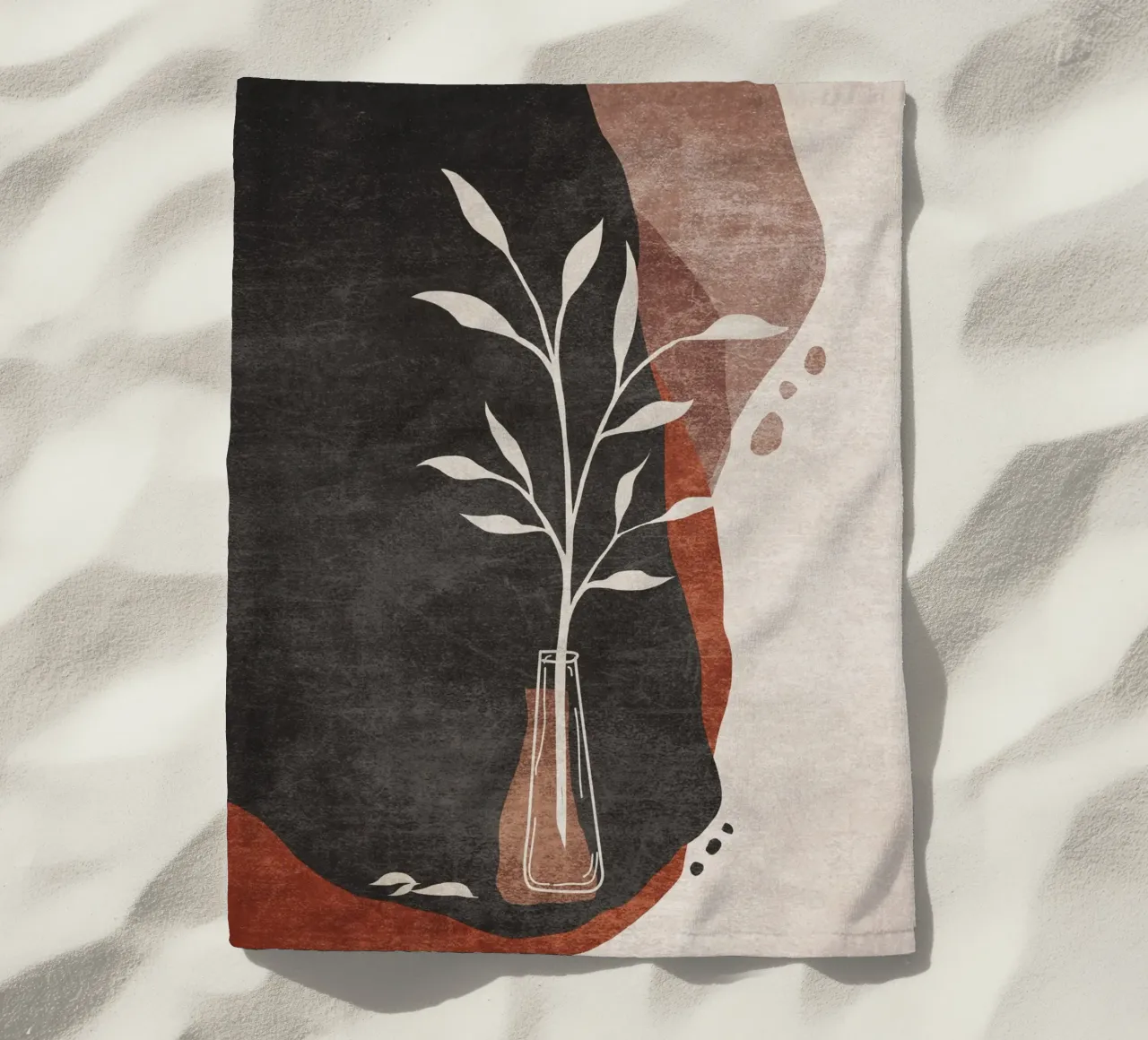 Emel Tunaboylu - Fiore in vaso 02 telo mare da The Artcircle