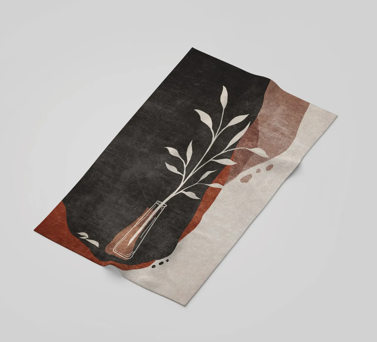 Emel Tunaboylu - Fiore in vaso 02 telo mare da The Artcircle