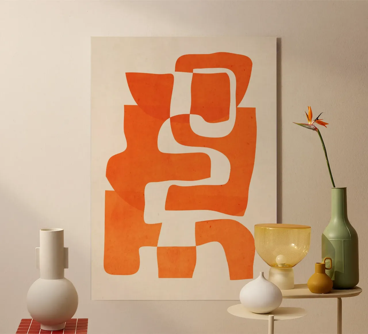 Abstracte kunst 55-7 acryl van ThingDesign