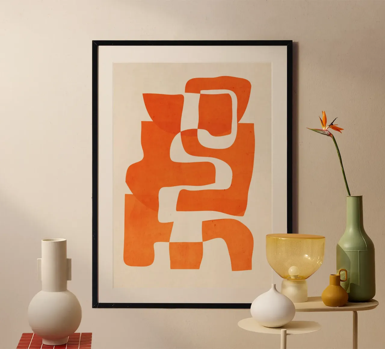 Abstract Art 55-7 poster by ThingDesign