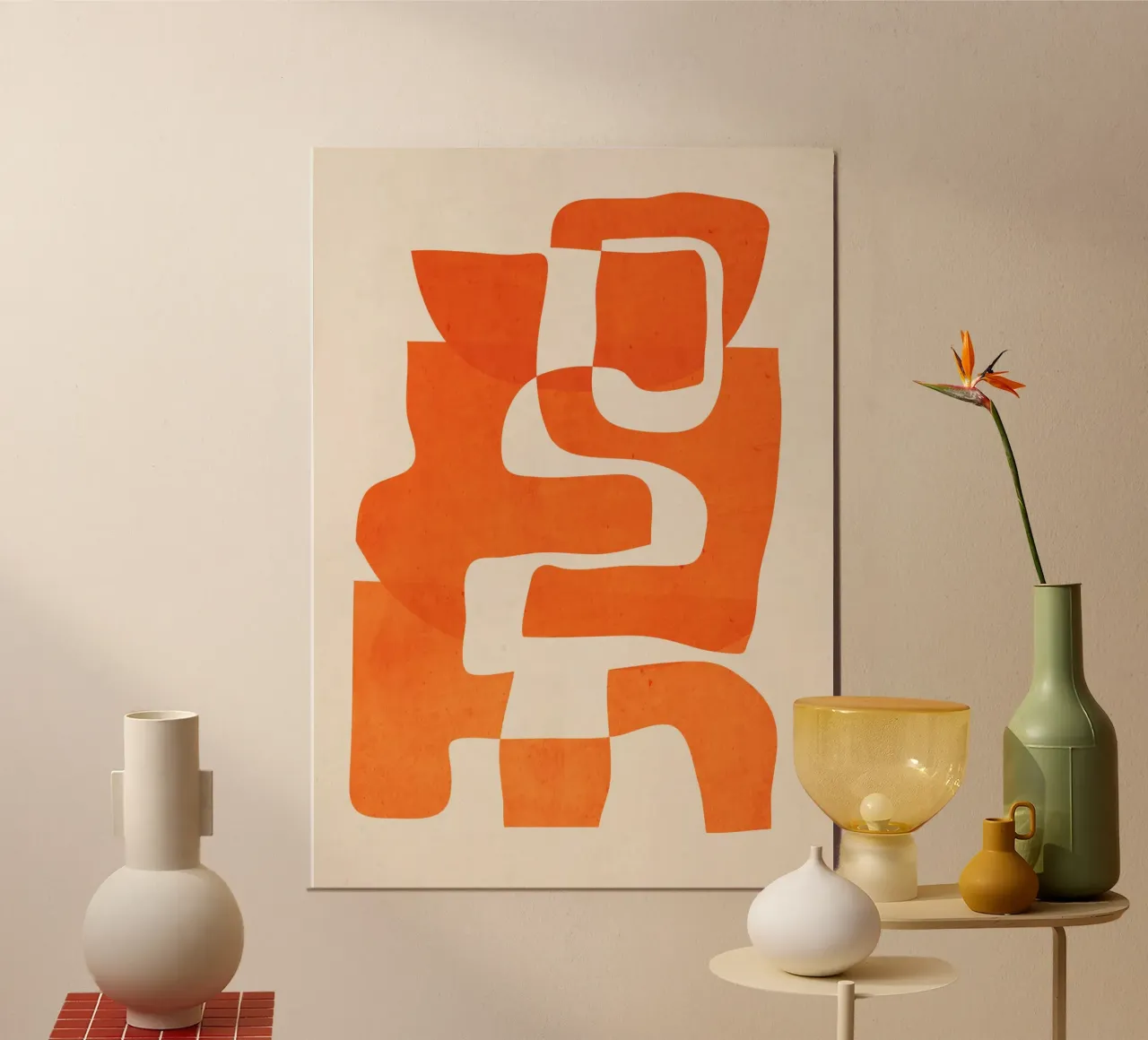 Abstract Art 55-7 poster by ThingDesign