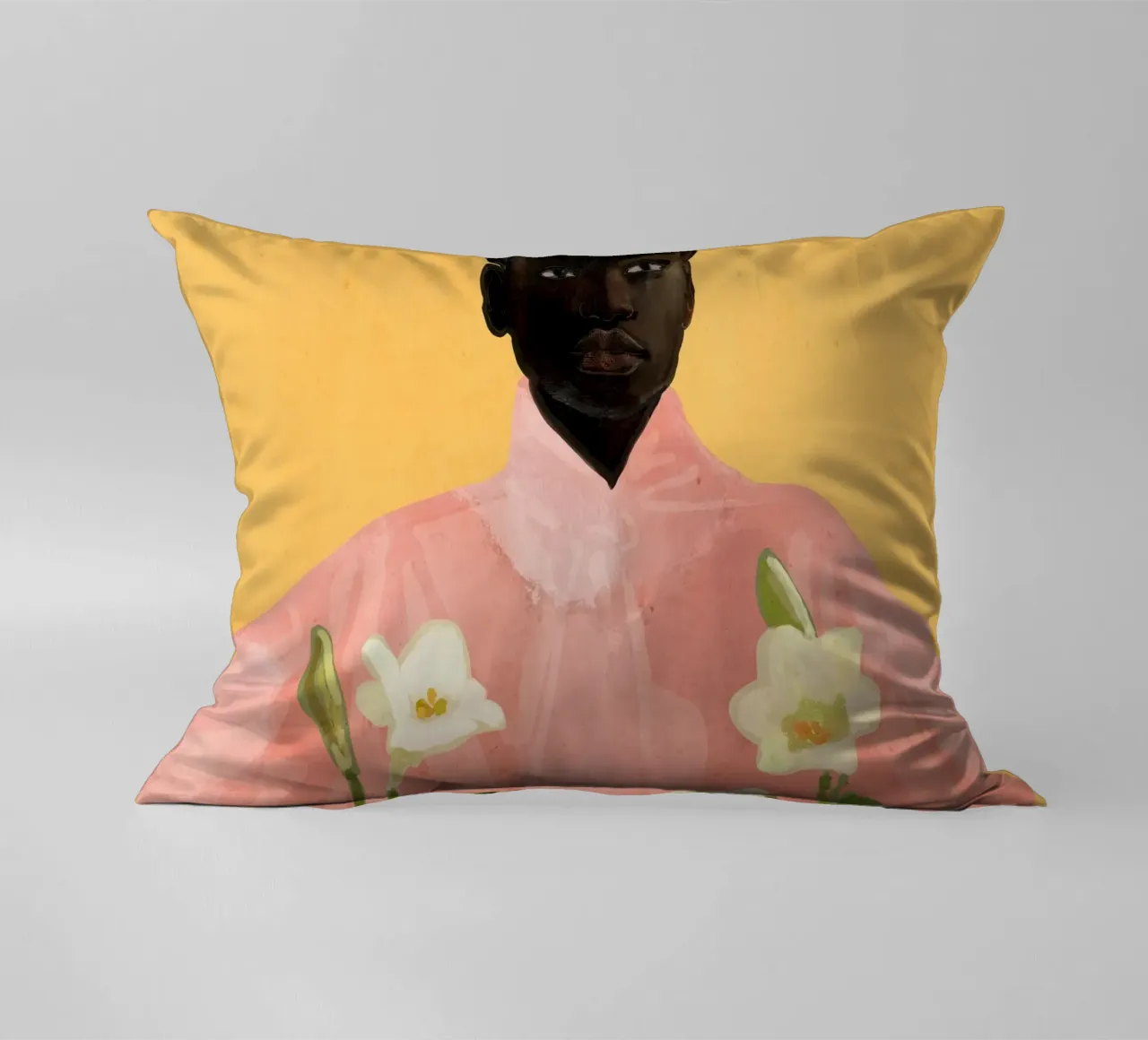 Meisje met bloemen 2 kussen van ThingDesign