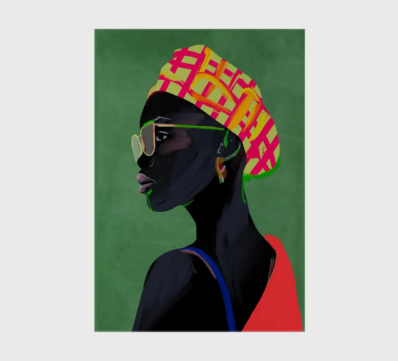 Girl Portrait 3 notebook by ThingDesign