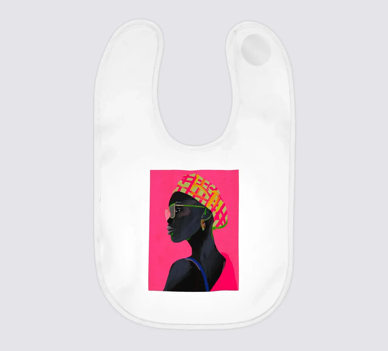 Ritratto di ragazza 9 bavaglino da ThingDesign