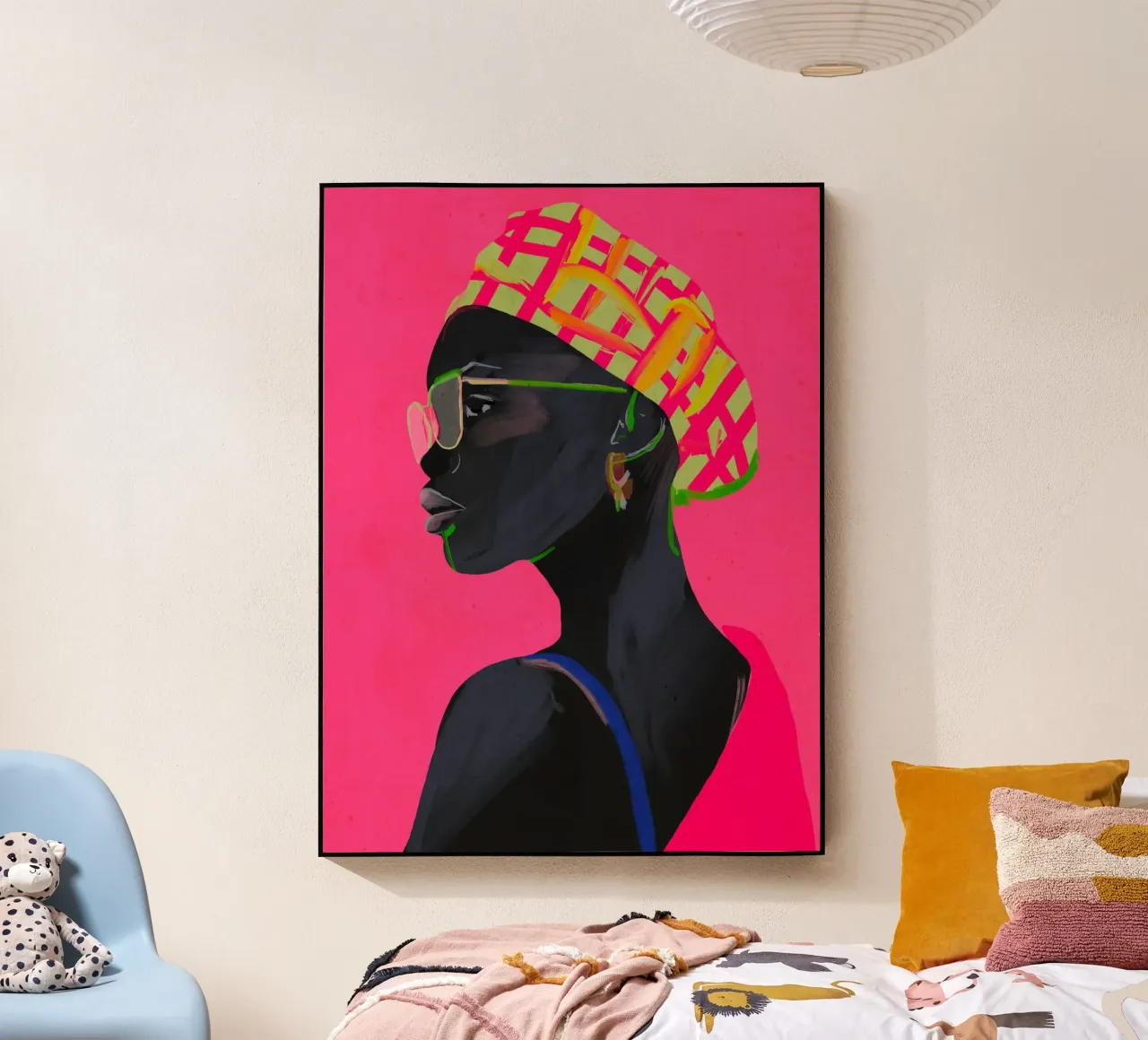 Ritratto di ragazza 9 plexiglass da ThingDesign